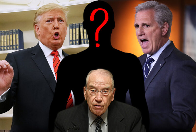 Donald Trump, House Minority Leader Kevin McCarthy, Senator Chuck Grassley (Getty Images/Salon)