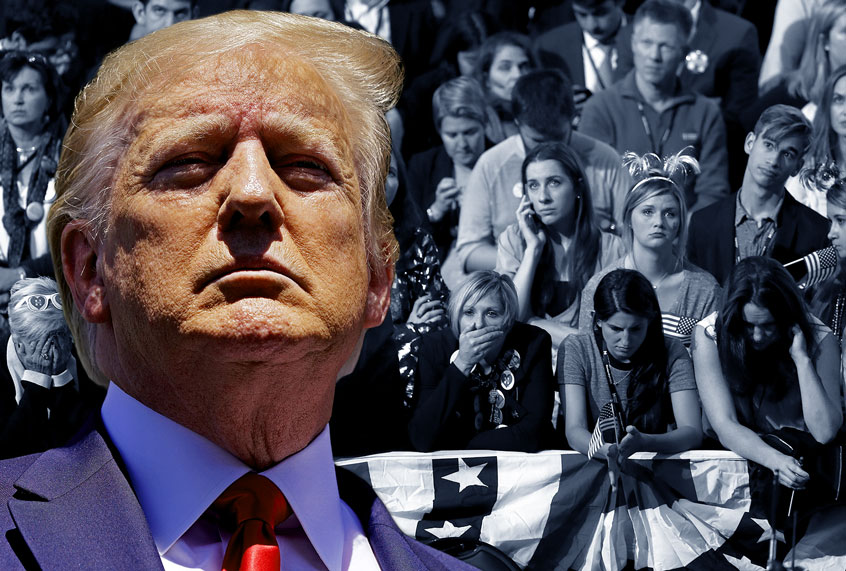 Donald Trump causing depression in the American people (Getty Images/Elsa/Salon)
