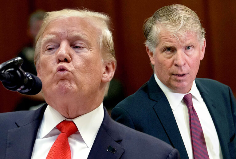 Manhattan District Attorney, Cyrus Vance, Jr. and US President Donald Trump (Chip Somodevilla/Getty Images/AP Photo/Mary Altaffer)