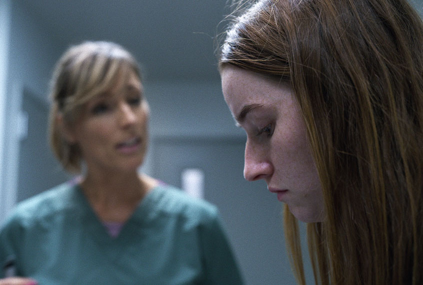 Production still from the Netflix limited series "Unbelievable" (Netflix)