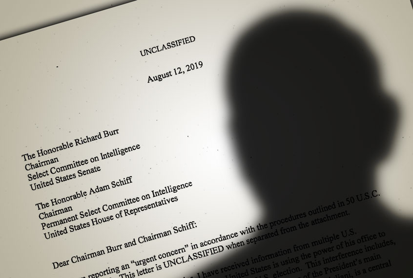Unclassified Whistleblower Complaint (U.S. House of Representatives/Salon)