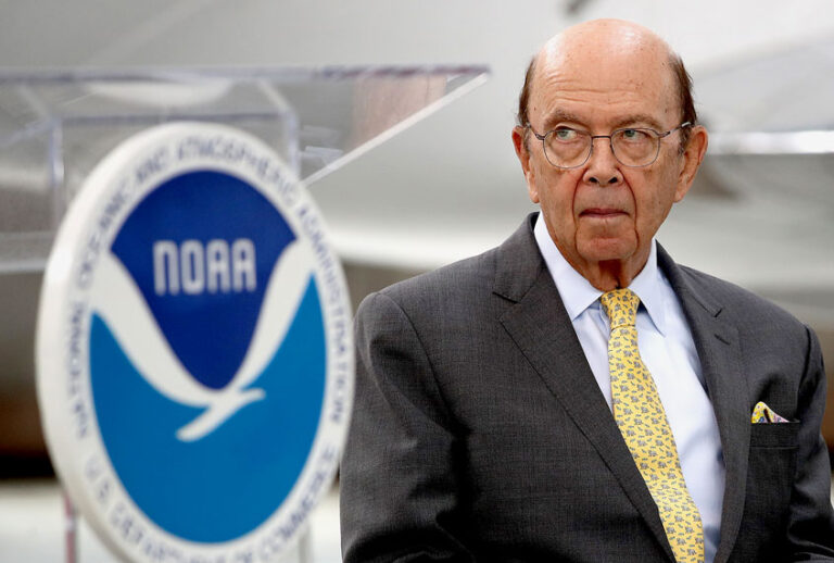 U.S. Secretary of Commerce Wilbur Ross waits to speak at the National Oceanic and Atmospheric Administration's 2019 Hurricane Season Outlook press conference May 23, 2019 in Arlington, Virginia. (Win McNamee/Getty Images)