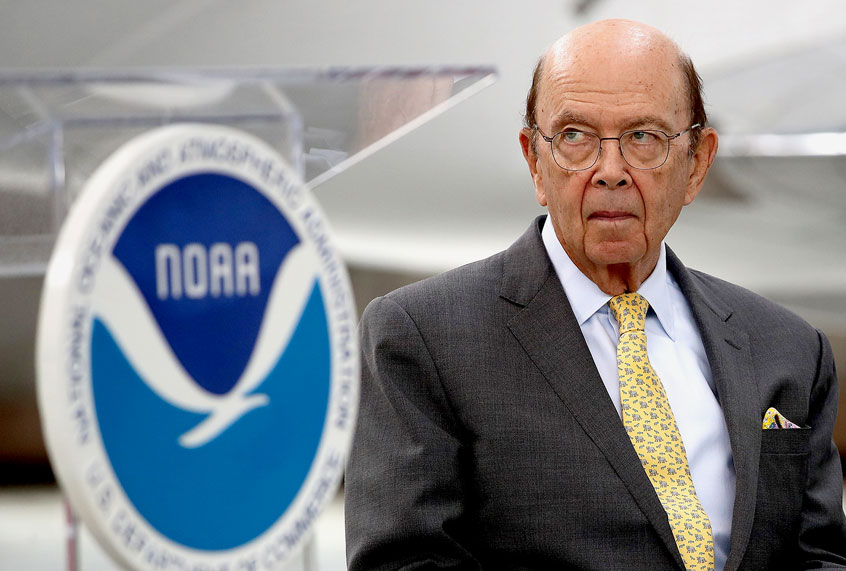 U.S. Secretary of Commerce Wilbur Ross waits to speak at the National Oceanic and Atmospheric Administration's 2019 Hurricane Season Outlook press conference May 23, 2019 in Arlington, Virginia. (Win McNamee/Getty Images)