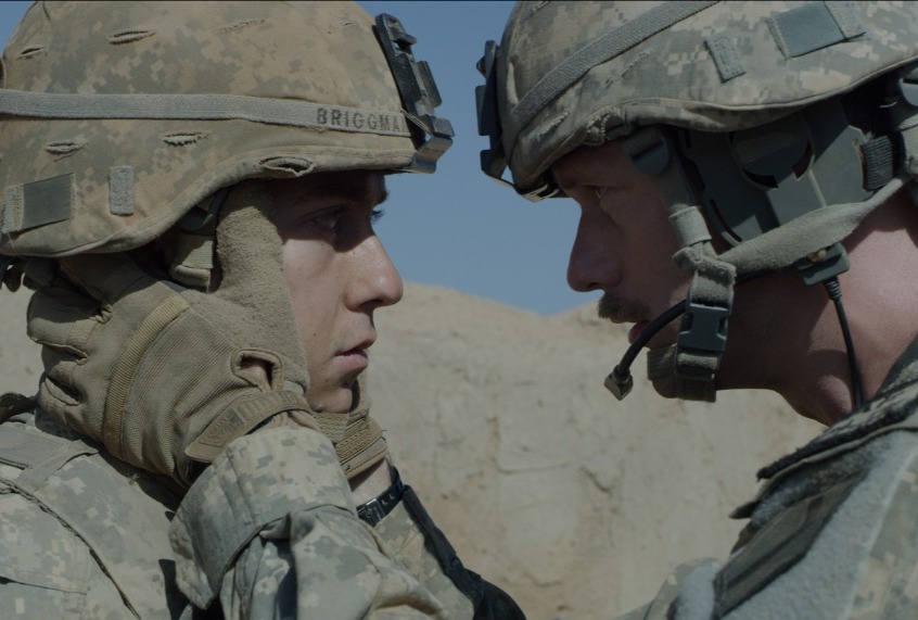 Nat Wolff and Alexander Skarsgard, "The Kill Team" (A24)