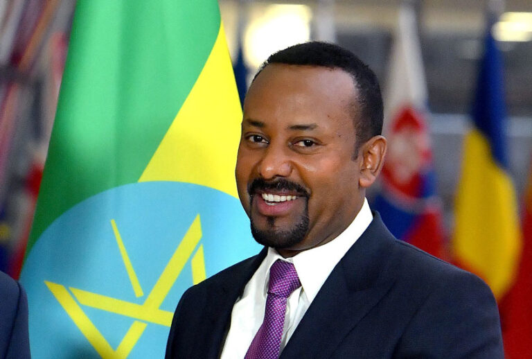 Ethiopia's Prime Minister Abiy Ahmed upon arrival at the European Council in Brussels on January 24, 2019. (EMMANUEL DUNAND/AFP/Getty Images)