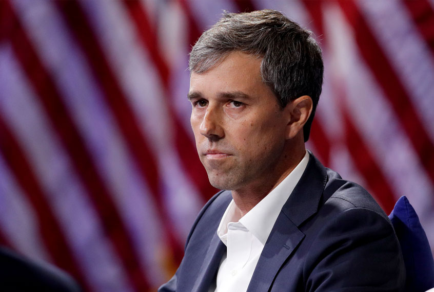 Democratic presidential candidate and former Texas Rep. Beto O'Rourke listens during a gun safety forum Wednesday, Oct. 2, 2019, in Las Vegas. (AP Photo/John Locher)