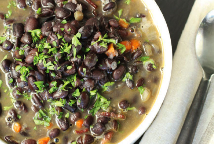 Hearty Black Bean Soup (Skyhorse Publishing)