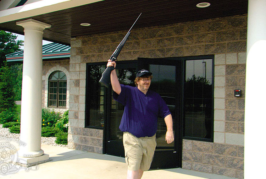 Michael Moore in "Bowling For Columbine" (Metro Goldwyn Meyer)