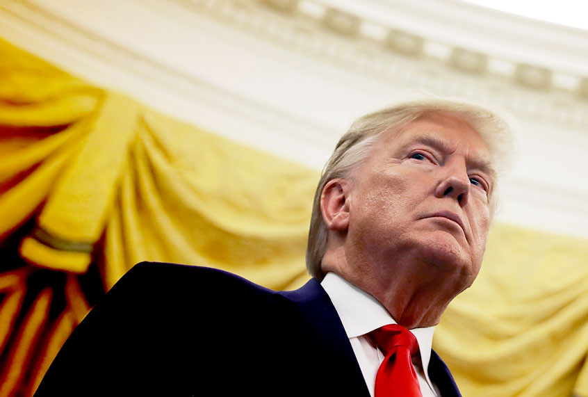 President Donald Trump at the White House, Oct. 24, 2019. (Chip Somodevilla/Getty Images)