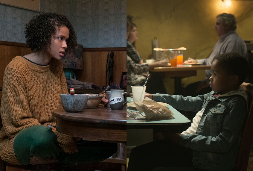 Stills from Fast Color and Raising Dion (LionsGate/Netflix)