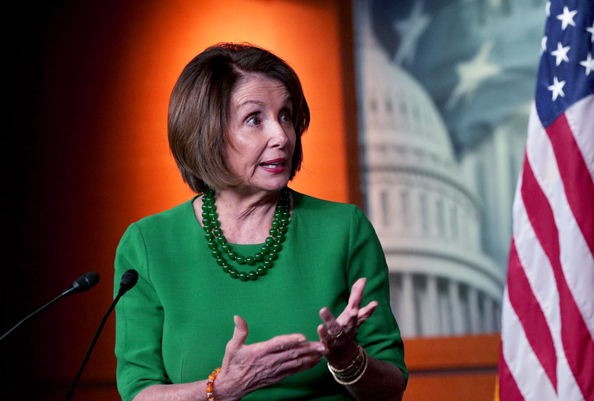 Speaker of the House Rep. Nancy Pelosi (D-CA) speaks at a news conference at the U.S. Capitol October 15, 2019 in Washington, DC. Pelosi said she is holding off on a full House vote to authorize an impeachment inquiry against President Donald Trump. (Alex Wong/Getty Images)