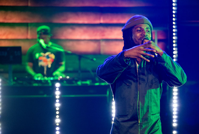 DJ Head on Netflix's "Rhyth + Flow" (Adam Rose/Netflix)