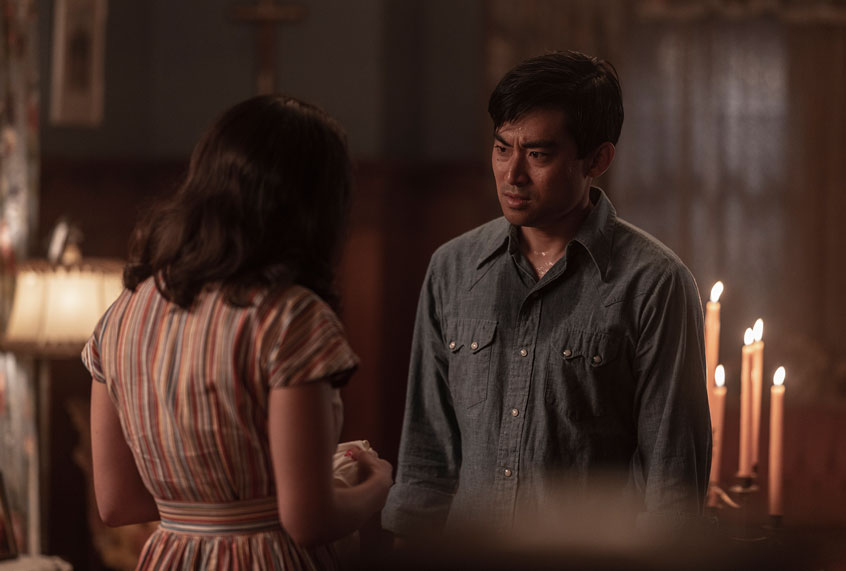 Cristina Rodlo as Luz Ojeda, Derek Mio as Chester Nakayama- The Terror _ Season 2, Episode 8 (Ed Araquel/AMC)
