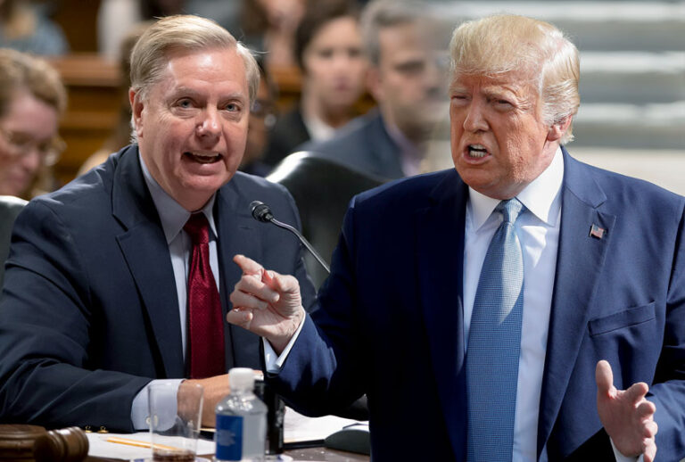 Lindsey Graham and Donald Trump (AP Photo/Salon)