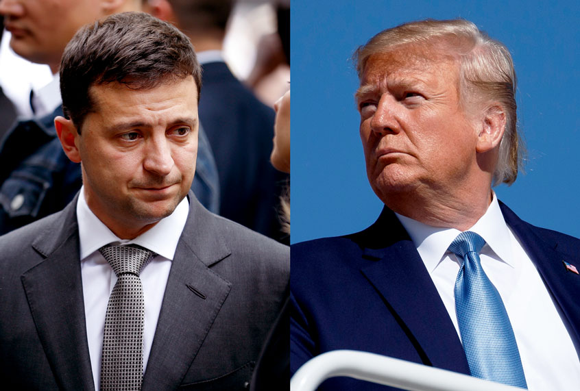 Ukraine President Volodymyr Zelenskiy and US President Donald Trump (AP Photo/Seth Wenig/Evan Vucci)