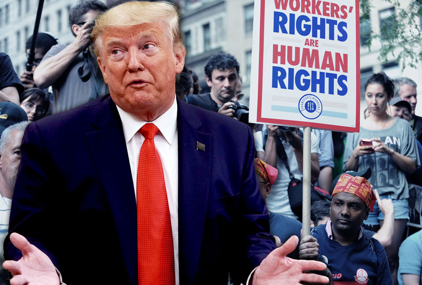 Transit Union Workers protest (Getty Images/Salon)