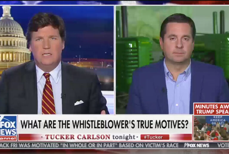 From the November 6, 2019 edition of Fox News' Tucker Carlson Tonight (Fox News)