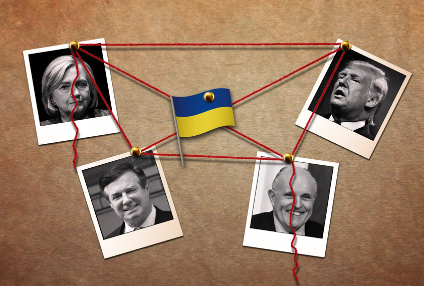 Paul Manafort, Hillary Clinton, Rudy Giuliani, and Donald Trump (Getty Images/AP Photo/Salon)