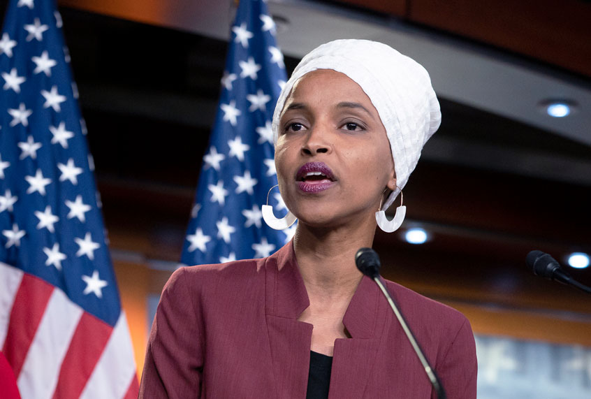 Rep. Ilhan Omar, D-Minn. (AP Photo/J. Scott Applewhite)