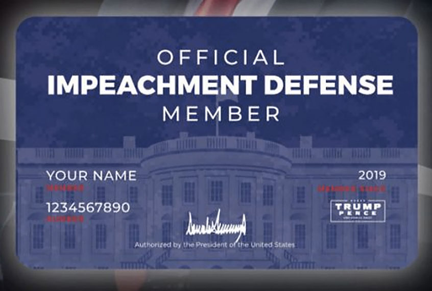 Impeachment Defense Membership Card (Joe My God)