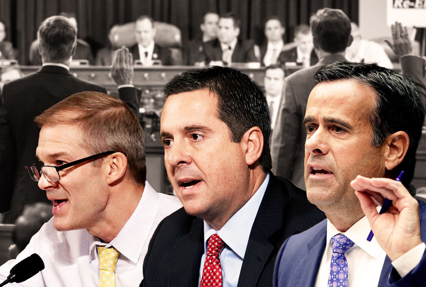 Jim Jordan, Devin Nunes and John Ratcliffe (AP Photo/Getty Images/Salon)