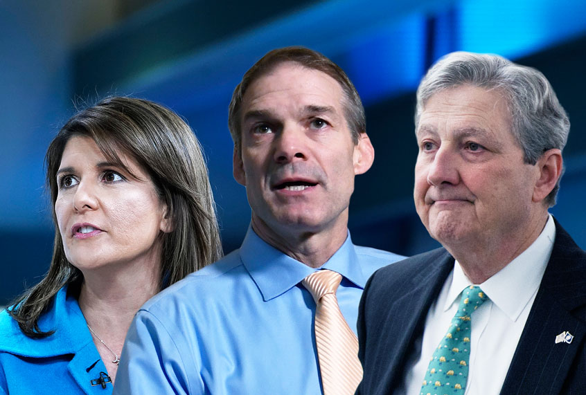 NIkki Haley, John Kennedy and Jim Jordan (AP Photo/Getty Images/Salon)