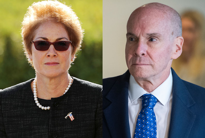 Michael McKinley and Marie Yovanovitch (Tom Williams/Chip Somodevilla/Getty Images)