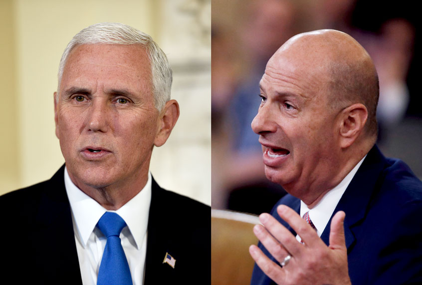 Mike Pence and Gordon Sondland (Getty Images/AP Photo/Salon)