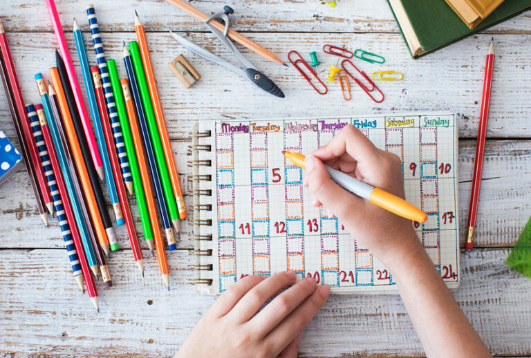 Personalizing a paper planner. (Getty Images)