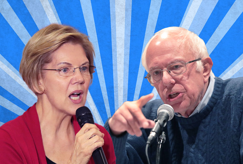 Bernie Sanders and Elizabeth Warren (Getty Images/Salon)