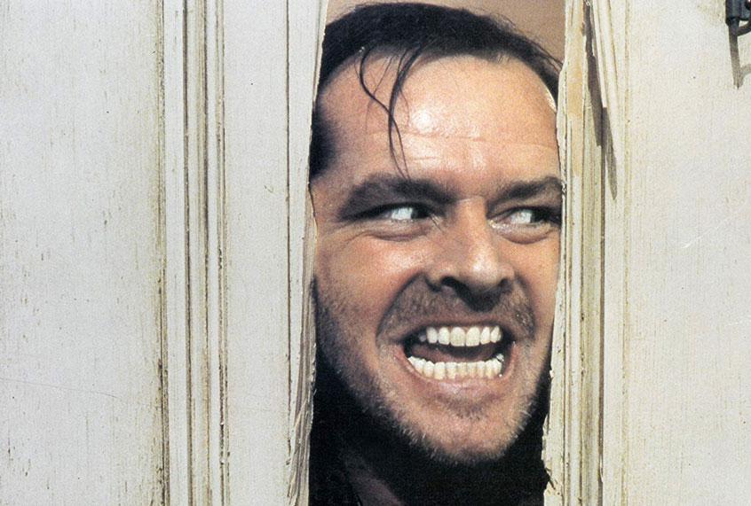 Jack Nicholson in The Shining (1980) (Warner Bros.)