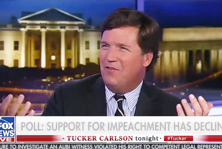 From the November 25, 2019 edition of Fox News' Tucker Carlson Tonight (Fox News)