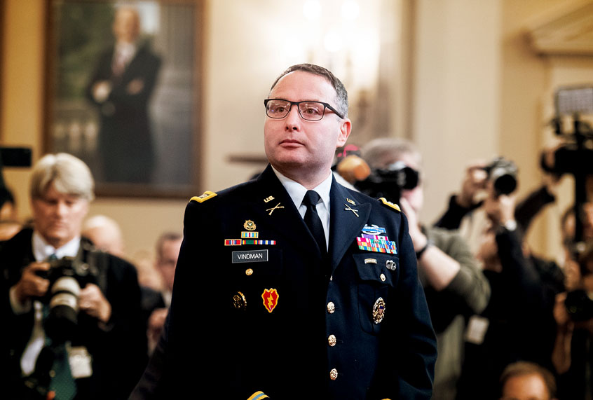 Lt. Col. Alexander Vindman, director of European affairs at the National Security Council (Tom Williams/CQ-Roll Call, Inc via Getty Images)