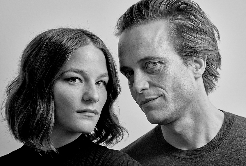 Valerie Pachner and August Diehl (Photography by Jill Greenberg, jillgreenberg.com. Find out more about Jill's initiative Alreadymade., a mission to hire more female photographers and content creators at alreadymade.org)