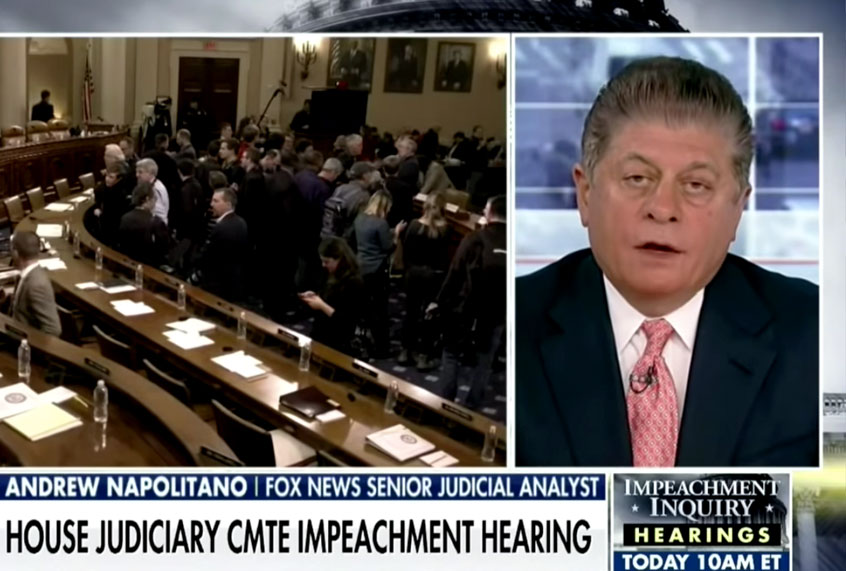 Andrew Napolitano and "America's Newsroom" (Fox News)