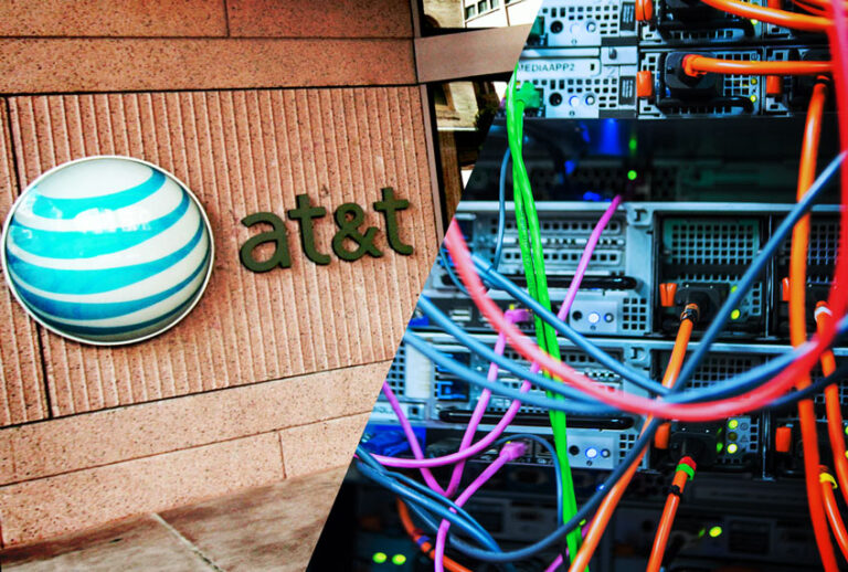 AT&T Headquarters and Servers (Getty Images/Salon)