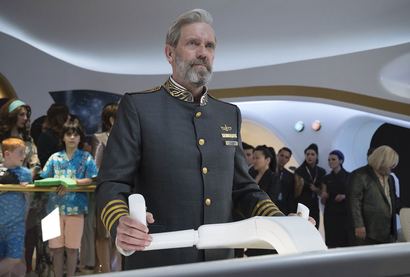Hugh Laurie in "Avenue 5" (Alex Bailey/HBO)