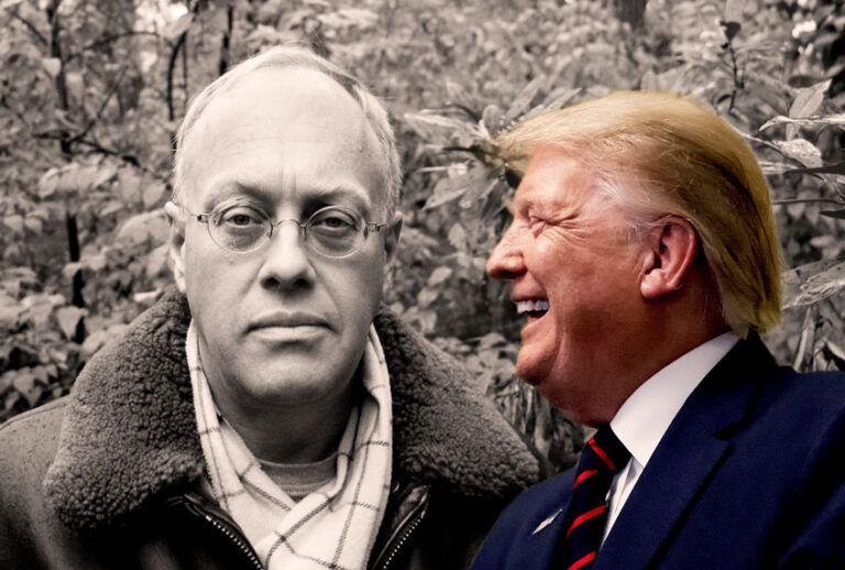 Chris Hedges and Donald Trump (AP Photo/Carolyn Kaster/Oliver Morris/Getty Images/Salon)