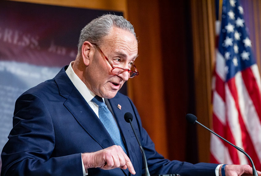 Senate Minority Leader Chuck Schumer (Samuel Corum/Getty Images)
