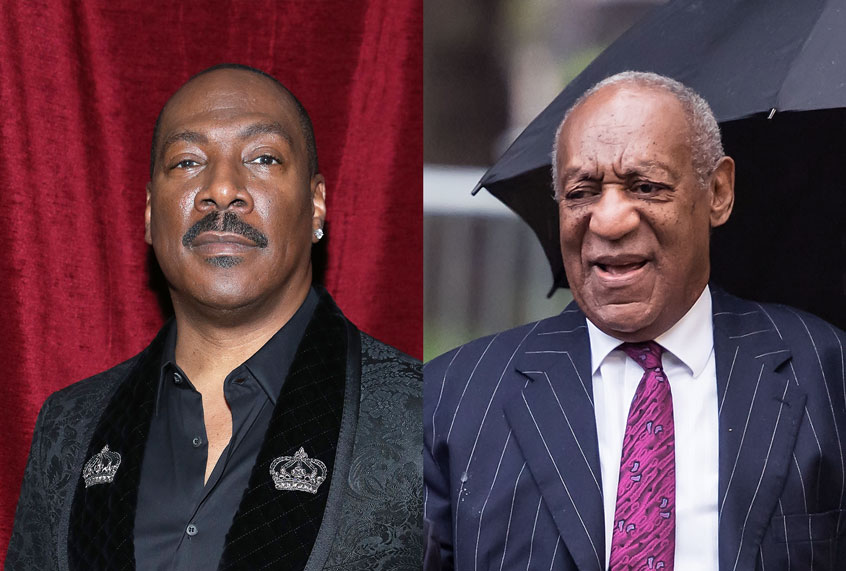 Eddie Murphy and Bill Cosby (Randy Shropshire/Gilbert Carrasquillo/Getty Images)