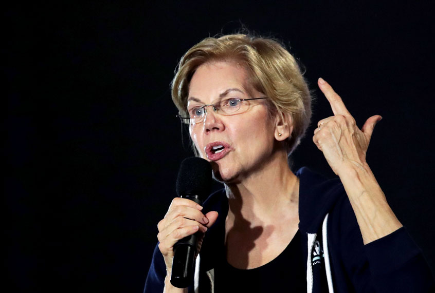 Democratic presidential candidate Sen. Elizabeth Warren (Scott Olson/Getty Images)