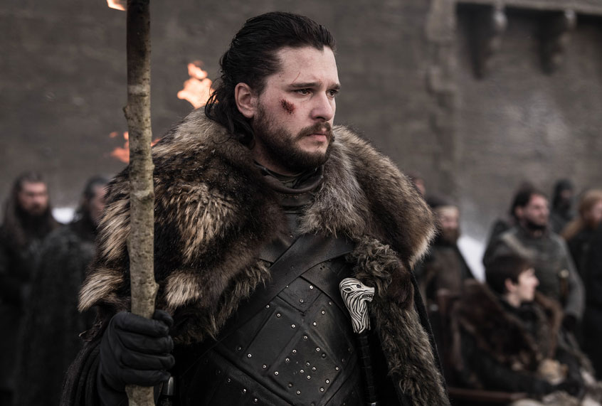 Kit Harington on Game Of Thrones (Helen Sloan/HBO)