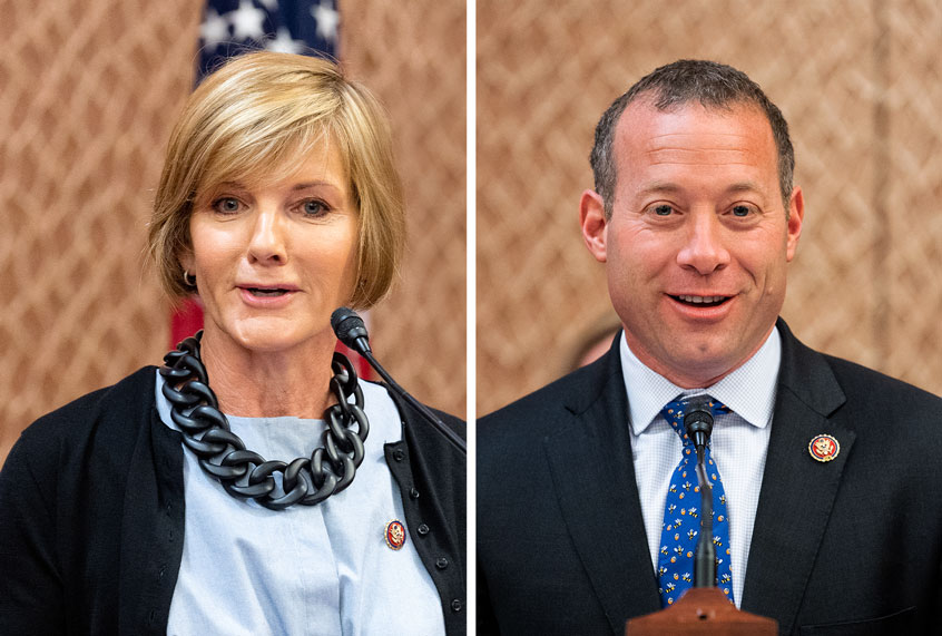 U.S. Representative Susie Lee (D-NV) and Representative Josh Gottheimer (D-NJ) (Michael Brochstein/SOPA Images/LightRocket via Getty Images)
