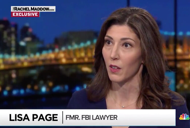Lisa Page interview with Rachel Maddow (MSNBC)