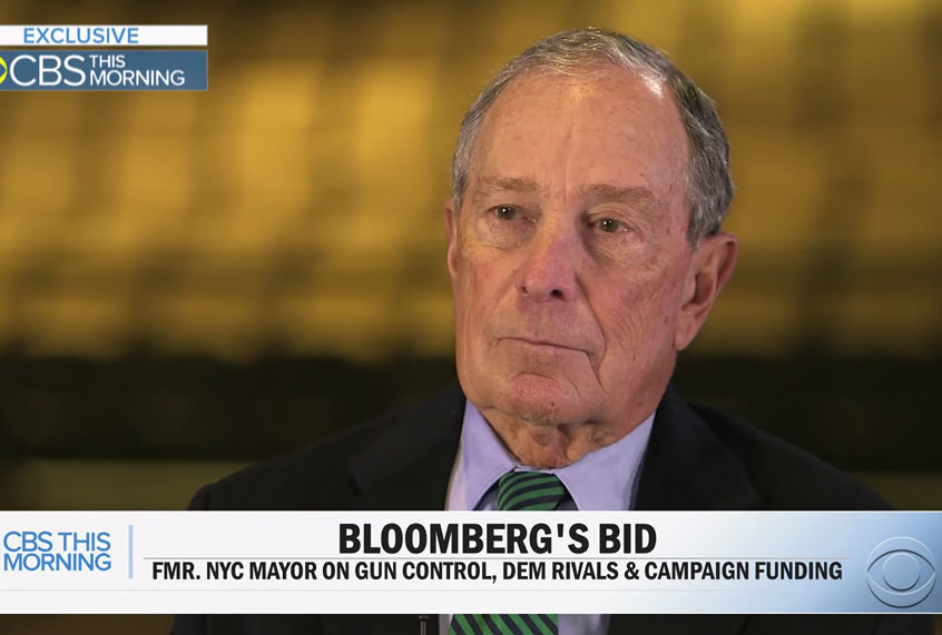 Michael Bloomberg on CBS This Morning (CBS)