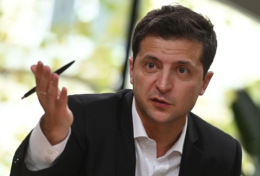 Ukrainian President Volodymyr Zelenskyy. (Genya Savilov/AFP via Getty Images)