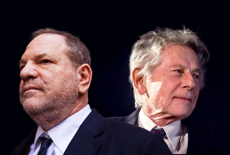Harvey Weinstein and Roman Polanski (Drew Angerer/Beata Zawrzel/NurPhoto/Getty Images)