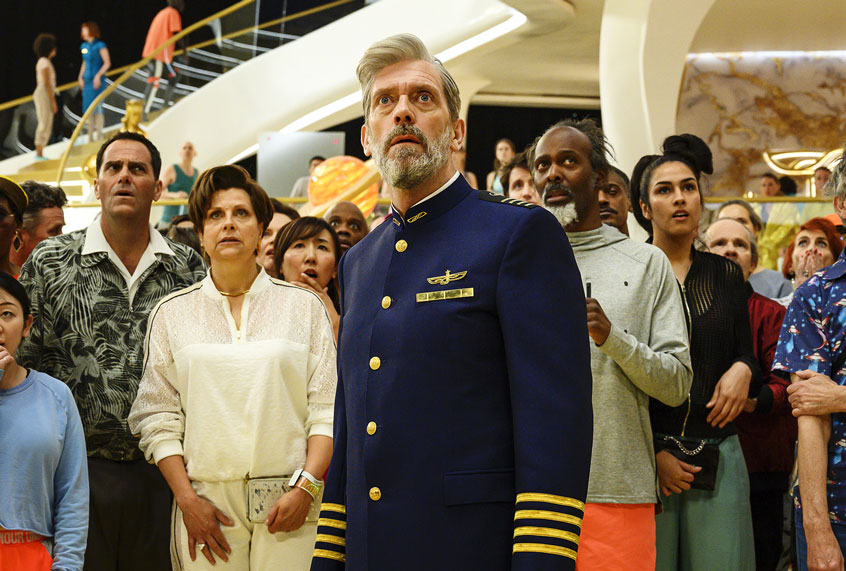 Hugh Laurie in "Avenue 5" (Alex Bailey/HBO)