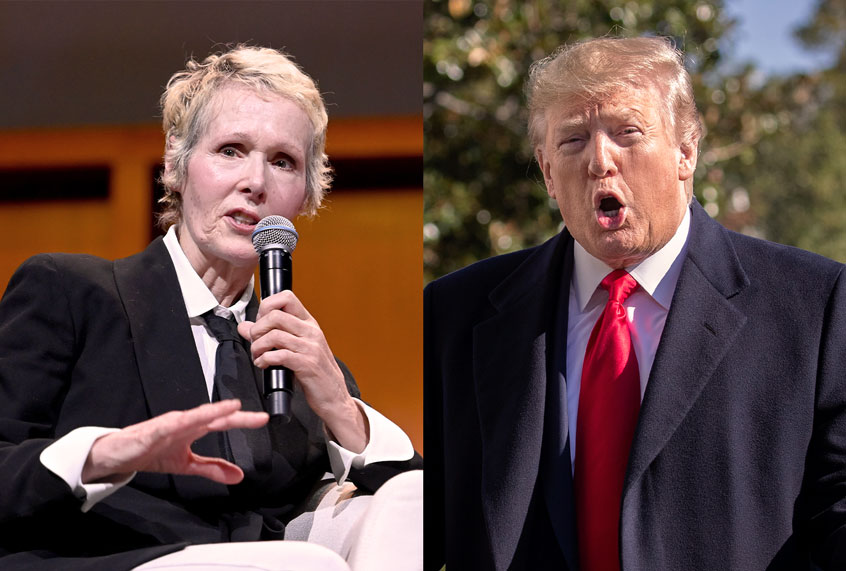 E. Jean Carroll and Donald Trump (AP Photo/Getty Images/Salon)
