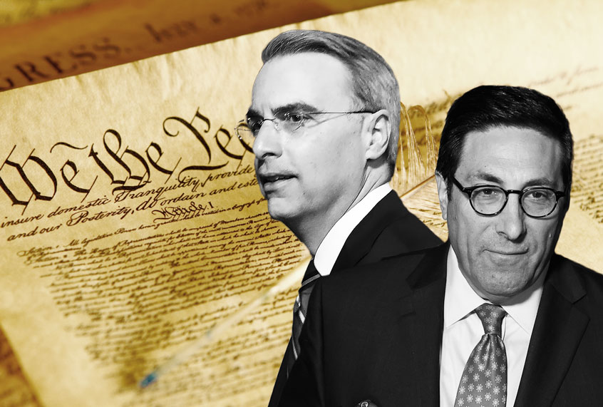 Pat Cipollone and Jay Sekulow (Chip Somodevilla/Alex Wong/Getty Images/Salon)
